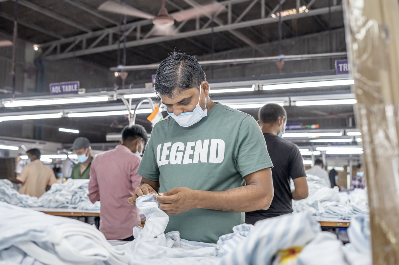 Men's Wear production at Lakki Fashions